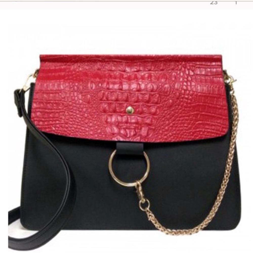 Black and Red Purse